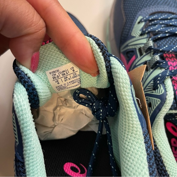 ASICS Gel-Venture 8 Blue & Pink Sneakers - Picture 6 of 6